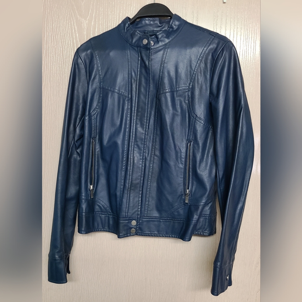 FAUX LEATHER JACKET